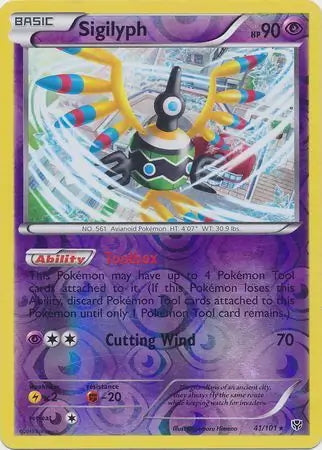 Plasma Blast Sigilyph #41/101 reverse holo